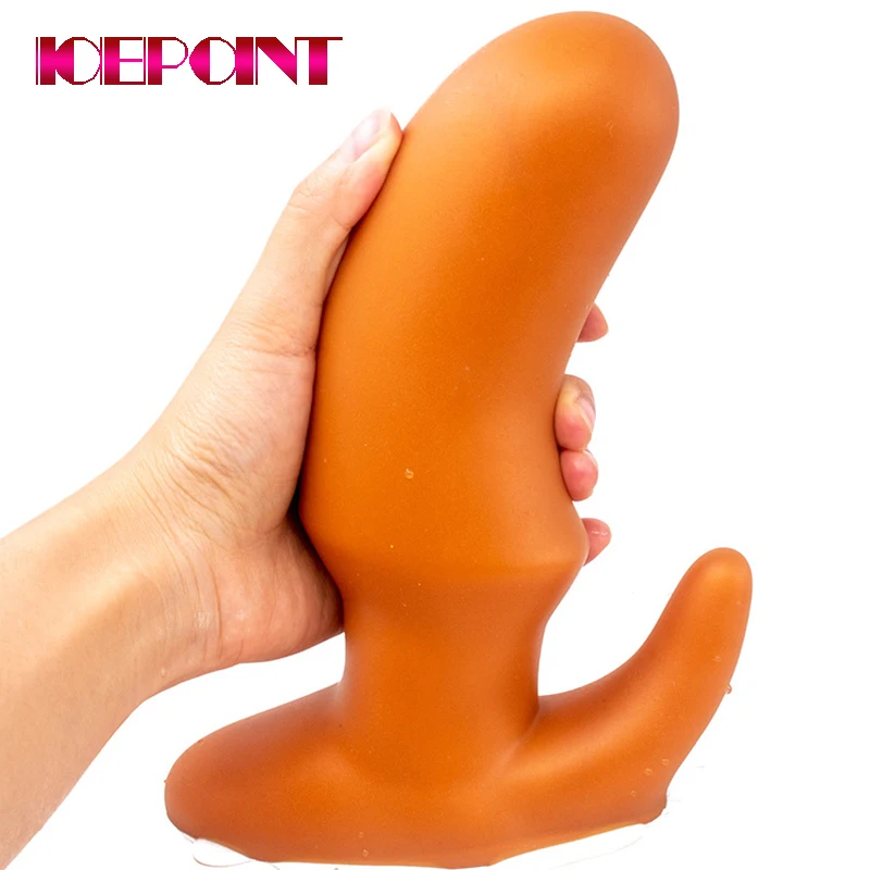 Adult Diary Golden Horn Super Huge Butt Plug Heavy Speculum Anal Sex Toys for Couples Silicone Prostate Massager Anus Stimulator