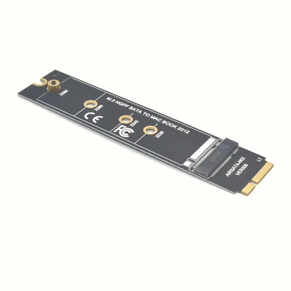 Carte D'adaptateur Pour SSD M.2 NGFF - Compatible MacBook Air 2012 A1465 A1466 - Remplacement De Disque Dur