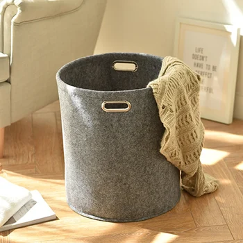 

Felt Laundry Basket Stand Laundry Basket Toys Storage Box Super Large Bag Washing Dirty Clothes Big Basket Organizer