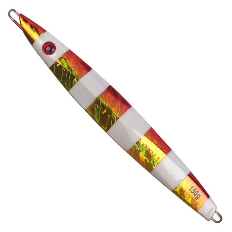 Новинка Hotuff01Fishing приманка для джиггинга свинцовые светящиеся 150 г 4 Цвета Морская наживка с быстрым погружением Deepsea железная блестящая наживка