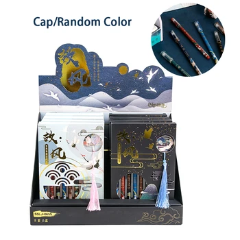 

6pcs Photo Album Art Supplies Color Pen Set Writing Tool School Office Vintage Style Scrapbooking Kids Gift Calligraphy Drawing