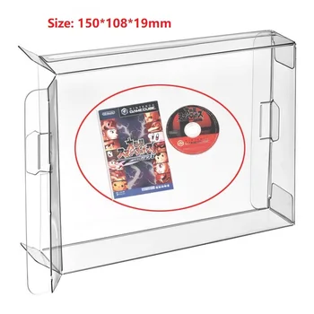 

Ruitroliker 60pcs Carts Clear CIB Game Box Case Protector Sleeve for NGC Single CD Box Protector