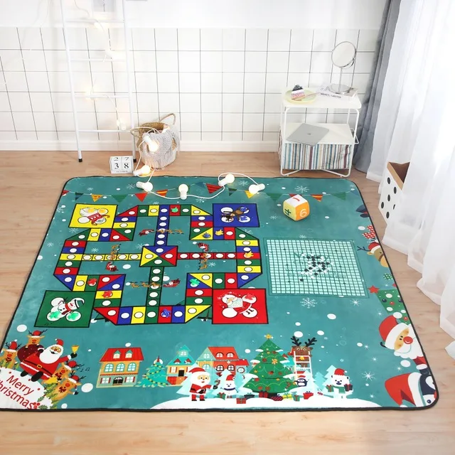 Nordic Style Fashion Foldable Toy Car Scene Map Play Game Mats Baby Kids Crawling Blankets Floor Carpet Christmas Children Toy