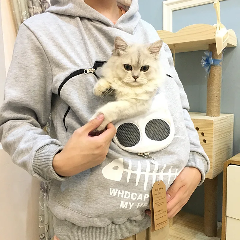 Свитер для кошки может держать одежду с кошками, артефакты кенгуру карманы можно носить на открытом воздухе путешествия домашних животных кошки сумки пространство перевозчика