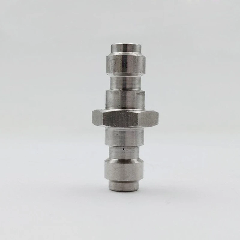 

8MM Dual Male Foster Fitting Quick Connect Adaptor Paintball SCBA Suitable For 8MM Female Adapter