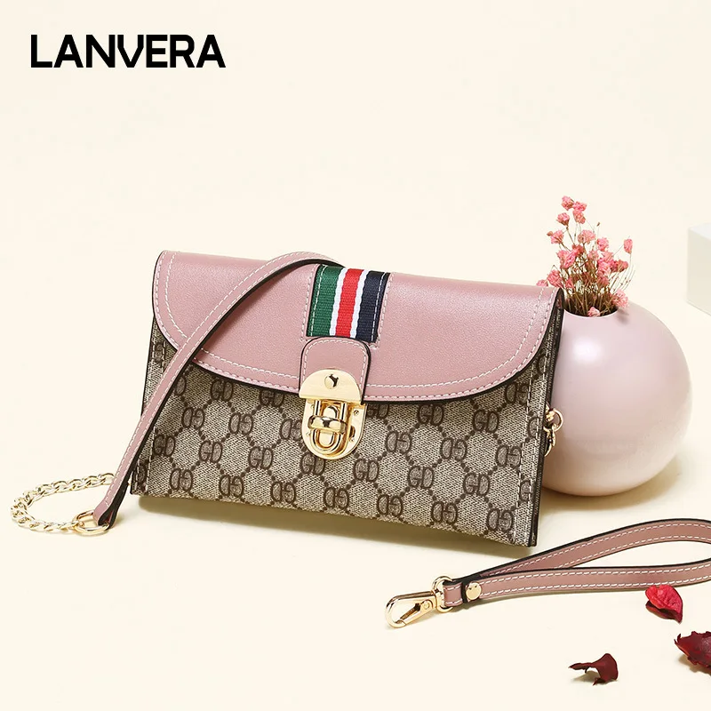

WOMEN'S Bag 2019 New Style Fashion Europe And America Chain Square Sling Bag Contrast Color Handbag Presbyopia Crossbody Bag