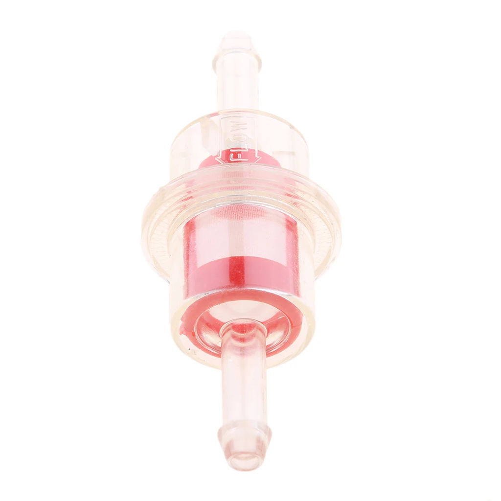 Plastic Motorcycle Petrol Inline Fuel Filter Element Engine Cleaning Parts