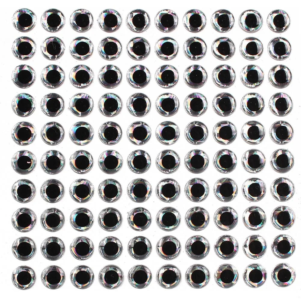 Hot Selling 200Pcs Soft Molded 3D Holographic Fish Eyes Stickers Fly Tying Jig Lure Supplies | Спорт и развлечения