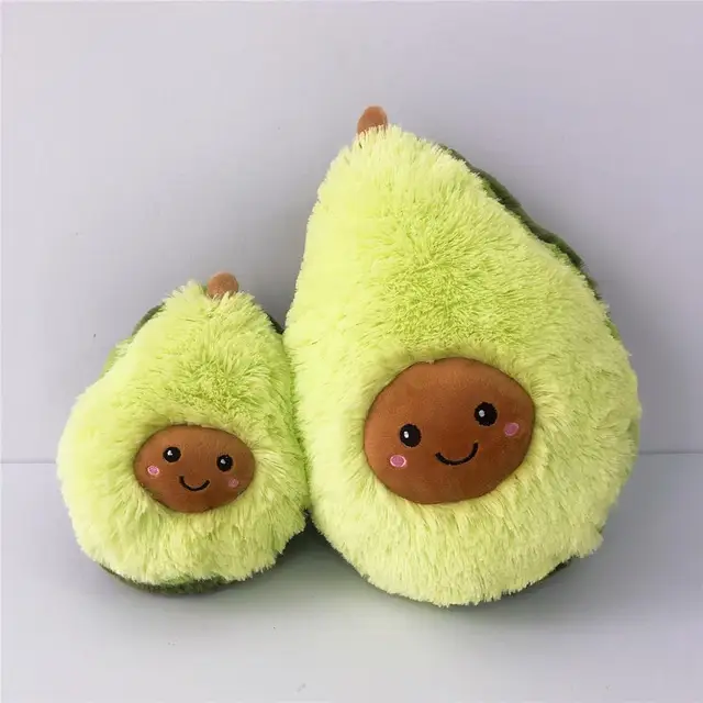 Kawaii 20-60 cm Soft Avocado Pillow Plush Toy 3