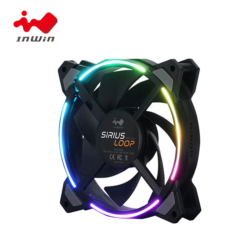 InWin PC Computer LED fan 120mm 4pin 
