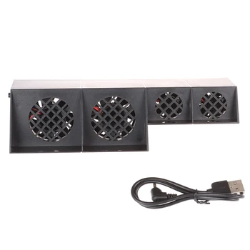 

1 Pcs Cooler Cooling Fan For Ps4 Console Usb External Super Turbo Temperature Control