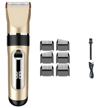 USB Перезаряжаемый низкий уровень шума и беспроводной инструмент для ухода за домашними животными кошки собаки машинка для стрижки волос триммер