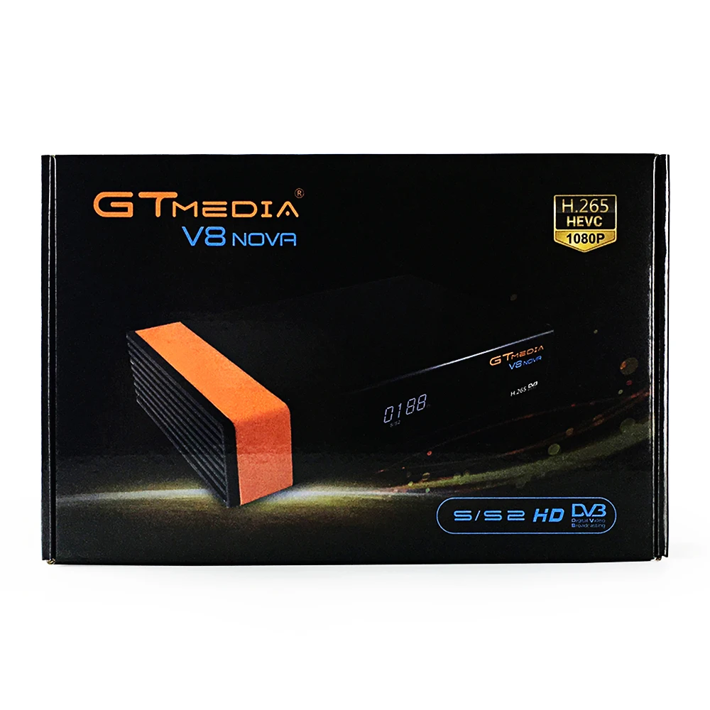Спутниковый ресивер GTMedia V8 Nova встроенный Wi Fi 1080P поддержка Европейской системы