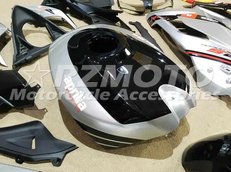 4 подарки ABS Инжекционный обтекатель комплект подходит для Aprilia RS125 06 07 08 09 10 11 RS4 RSV 125 2006 2011 Обтекатели Серебряный набор