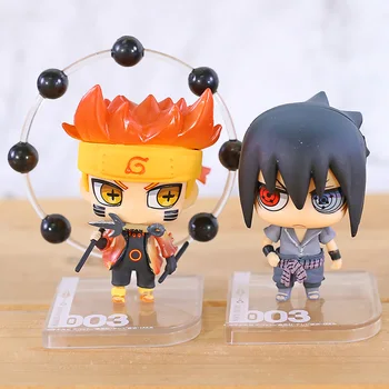

Chimi Mega Buddy No.003 NARUTO Shippuden Naruto Uzumaki & Sasuke Uchiha PVC Figures Toys 2pcs/set