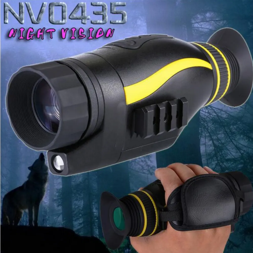 NV0435 Digital Night Vision BINOCULAR IRLED Hunting Camorder 4X35 Zoom Device nighthunting Nightvision | Спорт и развлечения
