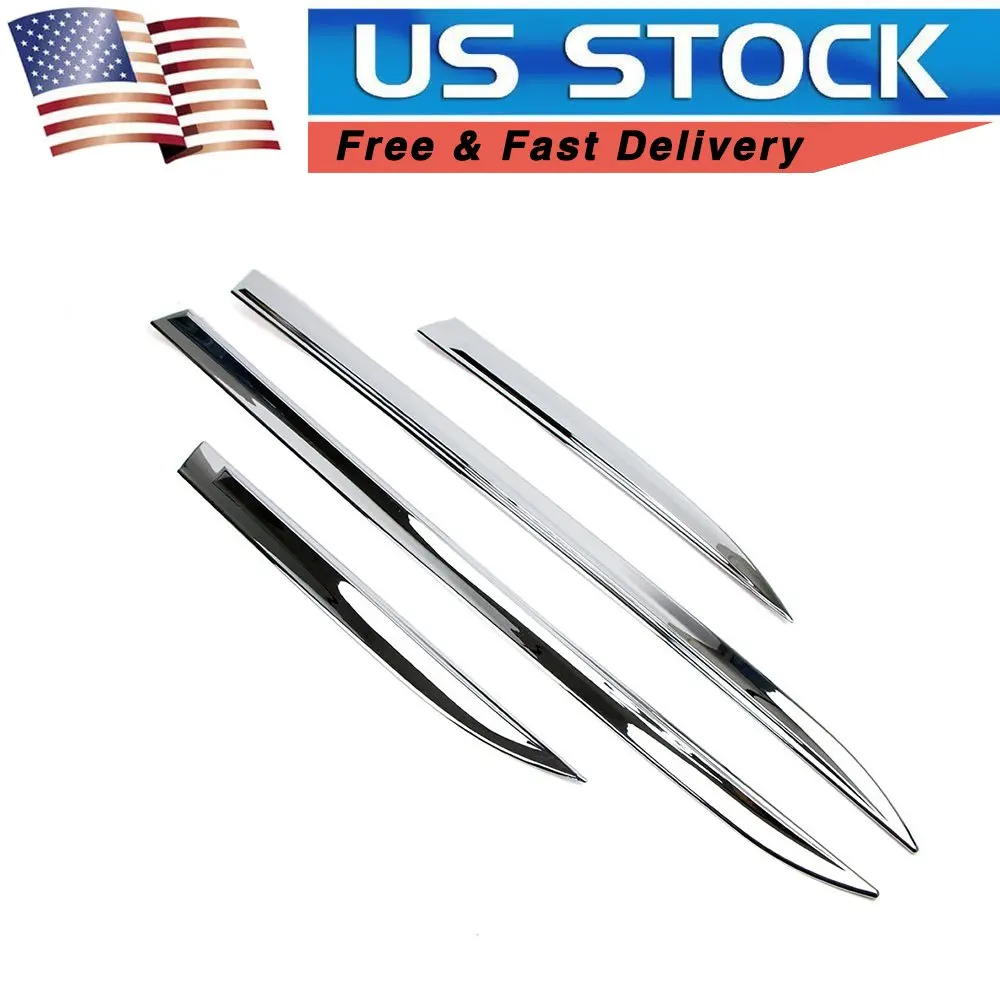 US STOCK Door Body Side Line Cover for Jeep Grand Cherokee 2014 2015 2016 2017 2018 Chrome Molding Trim | Автомобили и мотоциклы