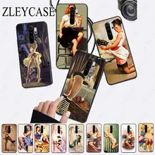Pin Up chica funda de teléfono de TPU blanda para redmi note8pro note7 note5 note6pro 7 7A 8 8A Note8T note9s note9pro cubierta móvil