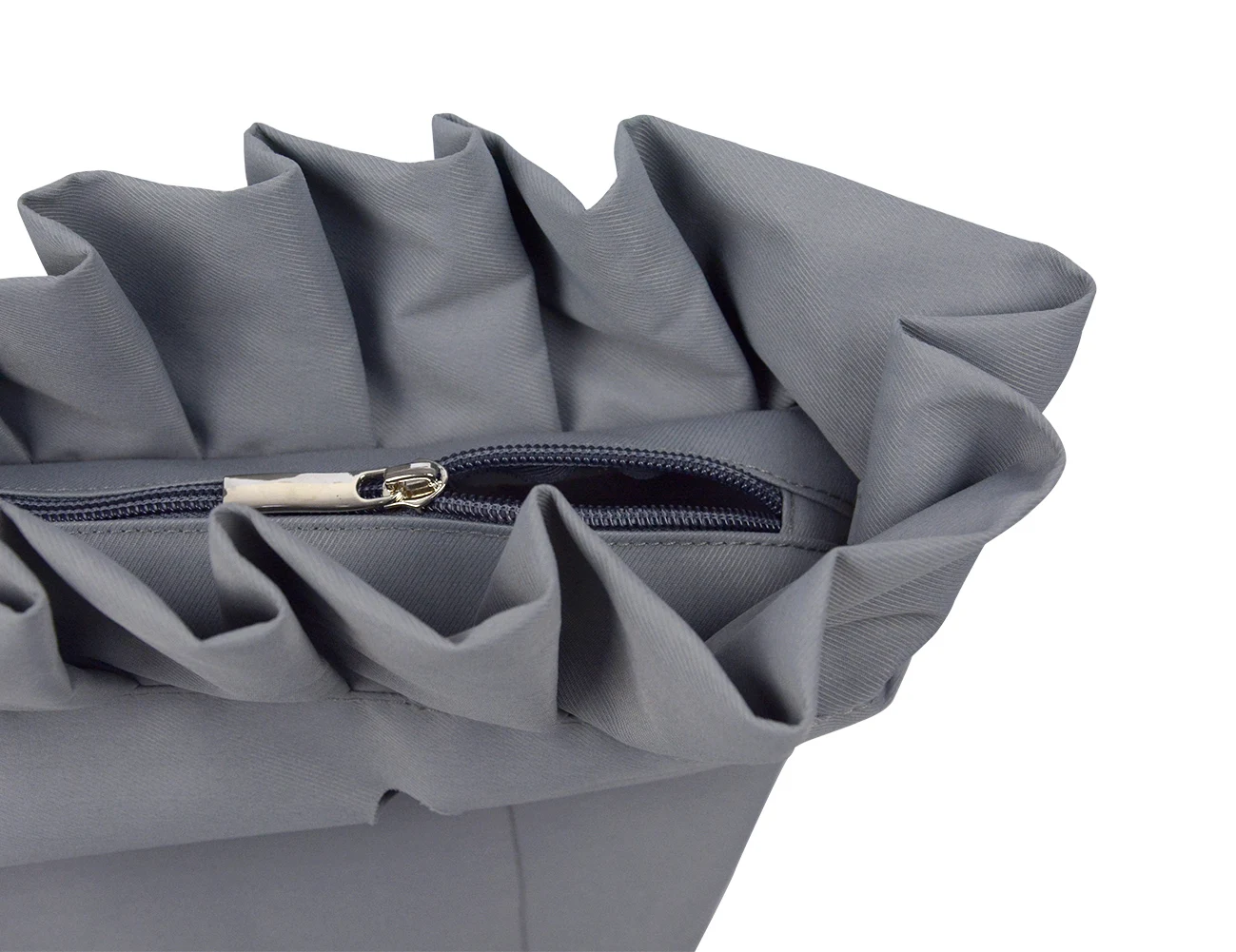 Tanqu новая гофрированная плиссированная Ткань водонепроницаемая внутренняя подкладка вставка карман на молнии для классического мини Obag внутренний карман для O сумки