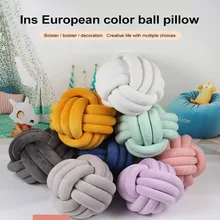 Comfortable Twist Knotted Throw Pillow Ball