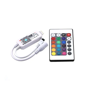 

Magic Home Pro android ios amazon alexa DC9-28V 4ch rgbw led strip mini ir 24 keys rgbw wifi controller
