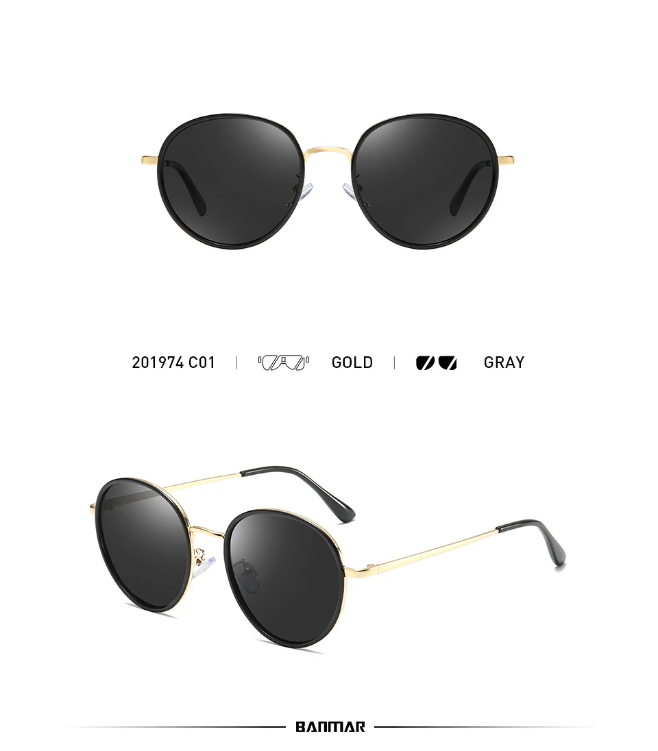 BANMAR фирменный дизайн винтажные Поляризованные в форме кошачего Глаза Солнцезащитные очки женские градиентные линзы солнцезащитные очки оттенки женские очки Oculos