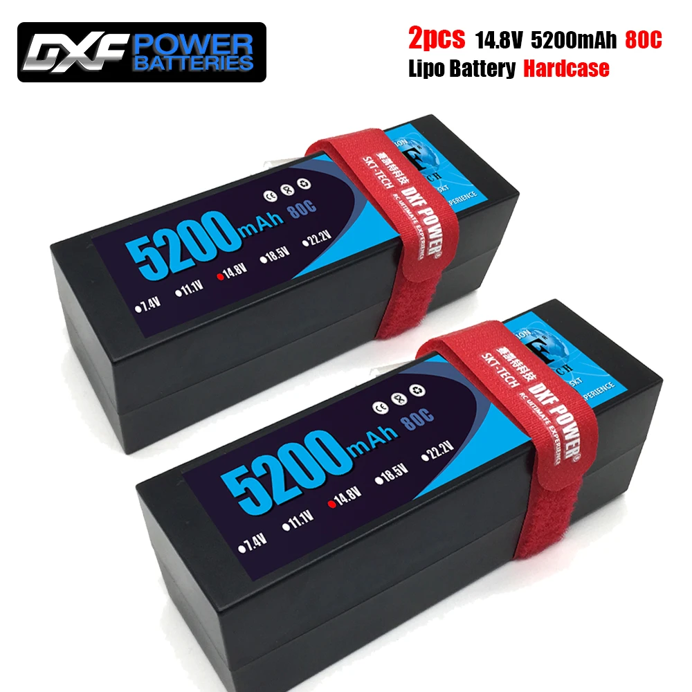 GTFDR Lipo аккумулятор для автомобилей 14 8 в 5200 мАч 80C/160C T Deans XT60 EC5 XT90 XT150 HardCase 1/10 1/8 багги