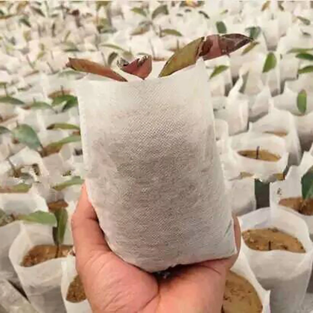 Кассеты для рассады-мешки для растений 8*10 см ткани Садовые принадлежности Защита окружающей среды полный все размеры 100pcs-pack jt021