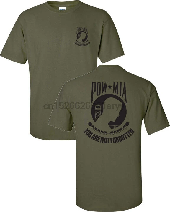 POW MIA You Are Not Forgotten Vietnam War Military America Mens Tee Shirt 897 |
