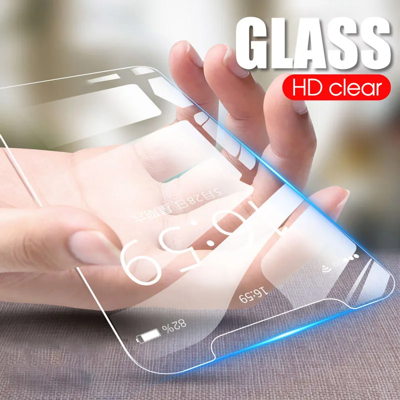 Shockproof Tempered Glass Film For iPhone X XR XS MAX 7 8 6 4 S Plus Anti-scratch Screen Protective Xsmax 8plus | Мобильные телефоны