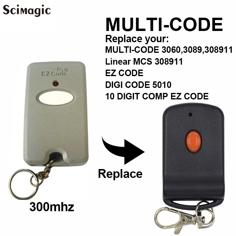 Garage Door Remote Control Transmitter For 3060 3089 Multi Code 10 Dip Switch Multi Code 308911 Ez Code Remote Control Remote Controls Aliexpress