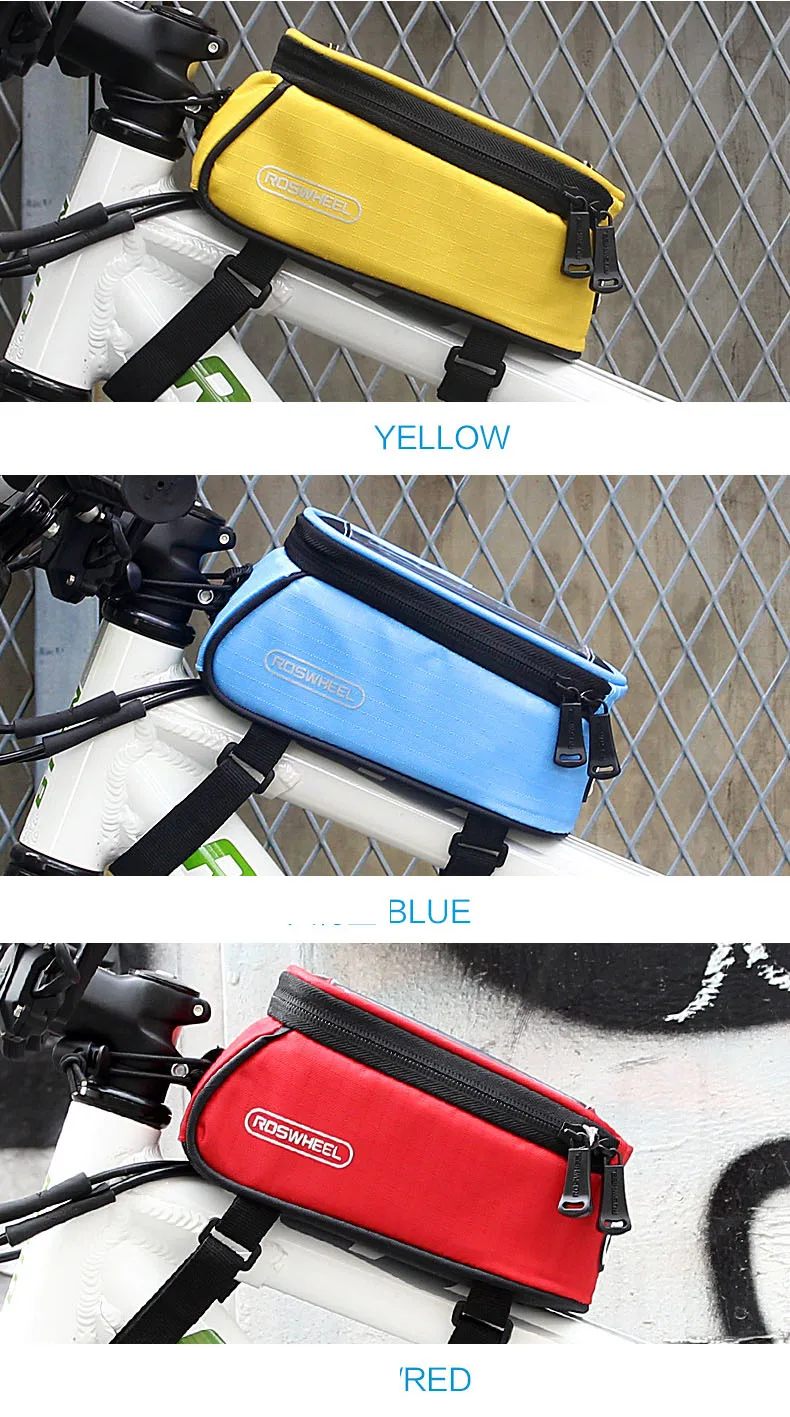 Велосипедные сумки с рамкой, передней головкой, верхней трубкой, водонепроницаемые велосипедные сумки и двойные велосипедные сумки IPouch для 4,2 дюймового сенсорного сотового телефона