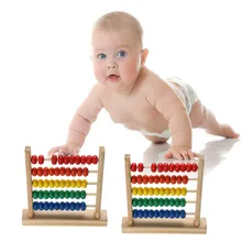 Детские деревянные игрушечные счеты для раннего обучения математике, обучающая игрушка для детей, для развития интеллекта, Монтессори