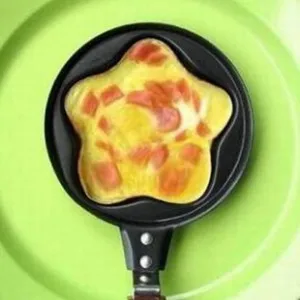 1 шт. модные мини сковородки из нержавеющей стали для яиц креативные милые DIY для завтрака антипригарные кухонные приспособления для готовки - Цвет: 2