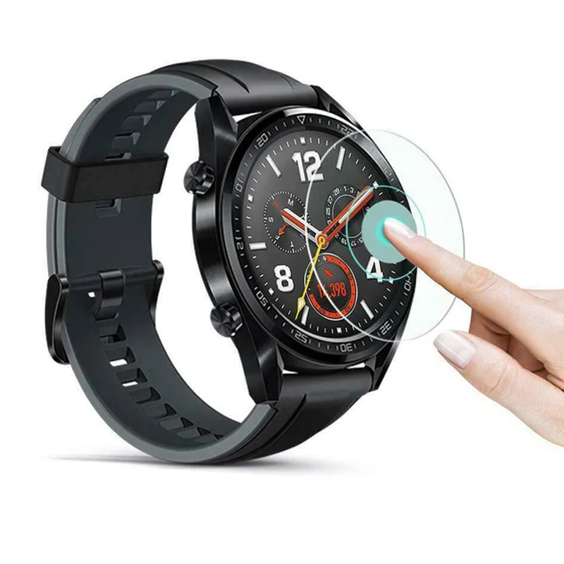 2 шт Анти-разбивающая закаленная пленка для huawei Watch GT Защитная пленка для экрана против взрыва Защитная пленка для экрана из закаленного стекла