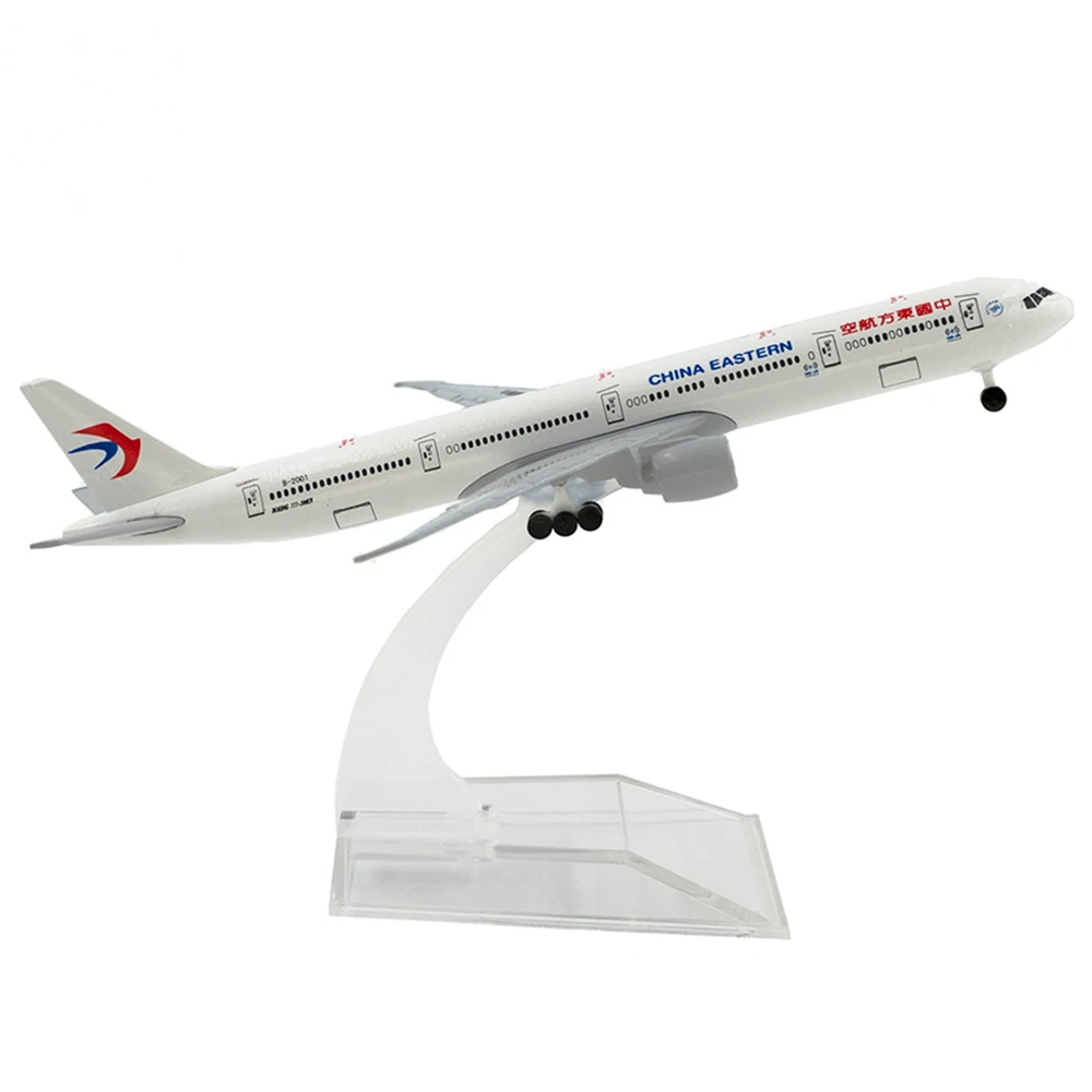 Alloy Die-cast Plane Toy White  777 Airplane Model Kid Gift Collection 