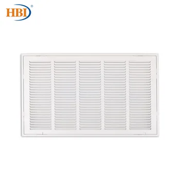 

HBI W25"*H14" Steel Air Vent Filter Return Air Grille Vent Cover White Powder Coating with Frame Ceiling and Sidewall Cover