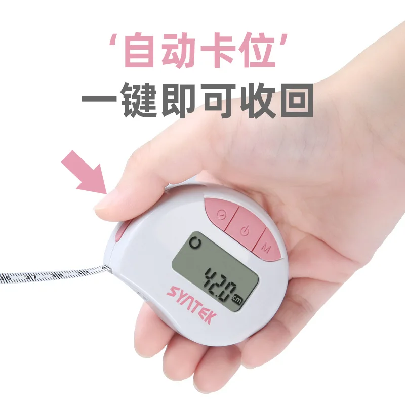 

Mini Electronic Health Leather Measuring Tape Measurements Measuring Tape Intelligent Measuring Circumference Waist