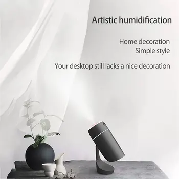 

New 480ML Portable Ultrasonic Air Humidifer USB Mist Maker Mute Heavy Fogger Colorful Lights Desktop Nano For Home Office Car
