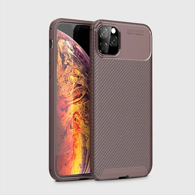 Для iPhone 7 8 Plus Xr углеродное волокно в полоску ТПУ чехол для iPhone 11 Pro Max пылезащитный мягкий чехол X Xs Max противоударный