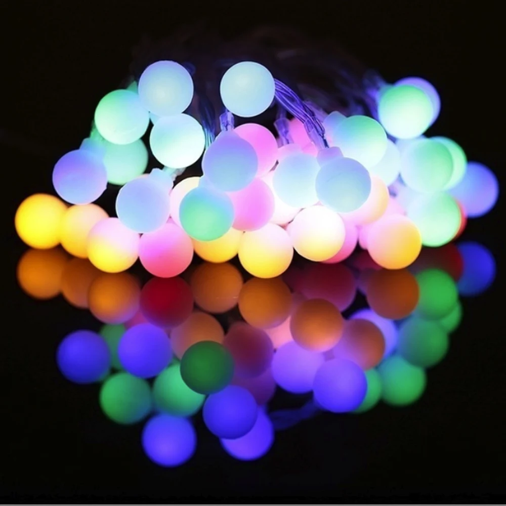80LED Сказочный светильник, водонепроницаемый праздничный супер яркий Сказочный светильник, Свадебный круглый шар, романтичный Сказочный светильник для фестиваля