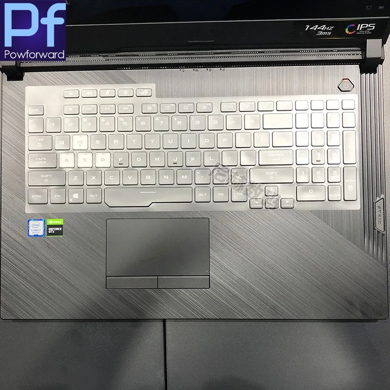Прозрачный чехол для клавиатуры из ТПУ ASUS ROG Hero III Scar Strix G731GW G731GT G731GU G 731 GW GT GU