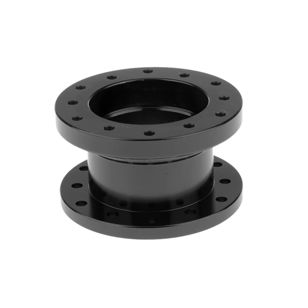 1 Set 50mm Car Steering Wheel Heighten Device Steering Wheel Extension Spacer Black For Momo OMP Simoni Racing Etc