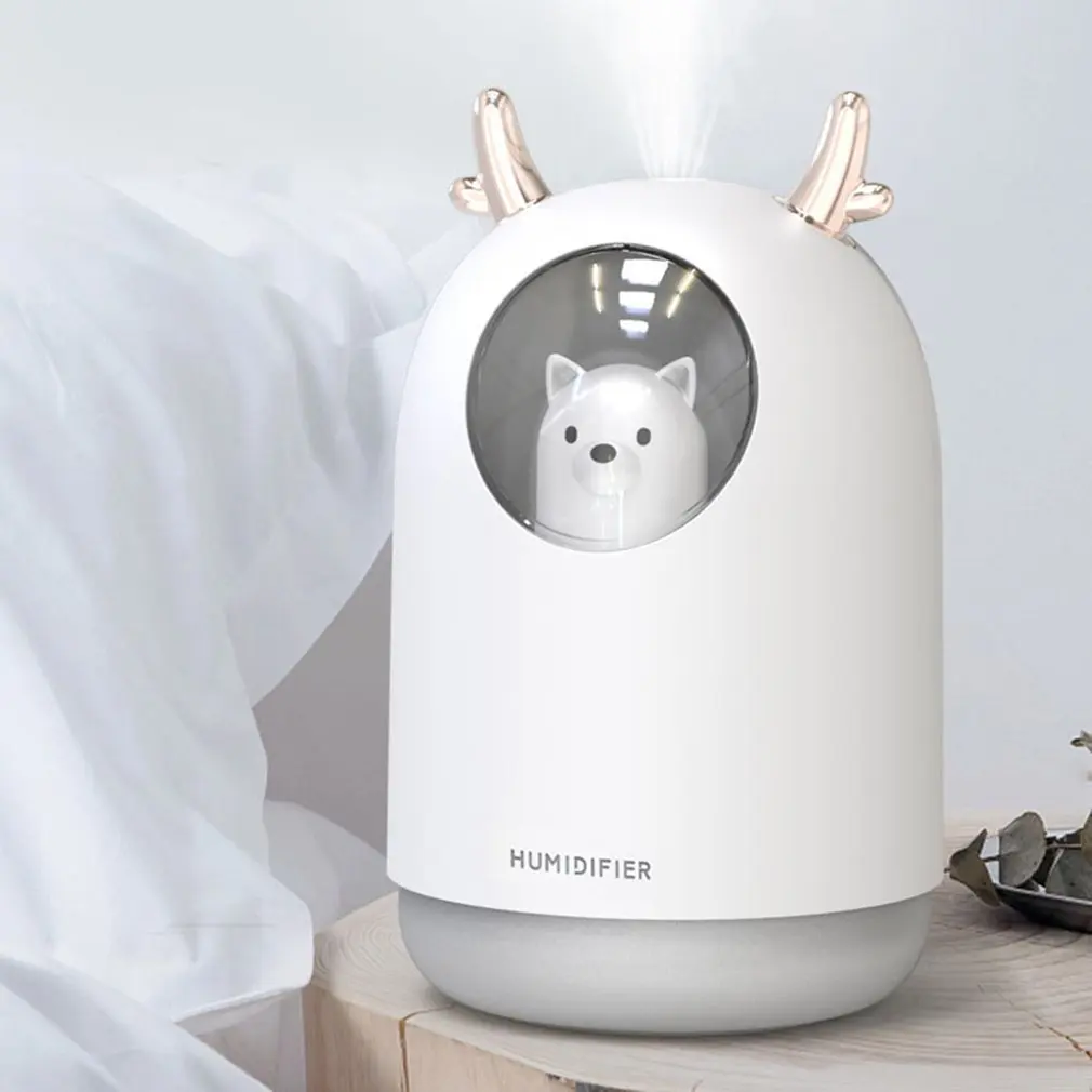 Миниатюрный увлажнитель воздуха с USB Ароматический диффузор милым оленем