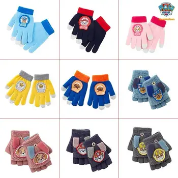

Original Paw patrol everest chase skye rubble marshall winter glove plush warm action Figure doll children toy Christmas gift