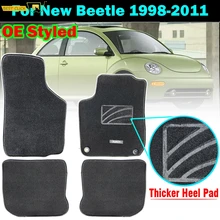 Пользовательские Коврики для VW New Beetle 1998-2011 водонепроницаемый ковер нейлоновый вкладыш 2000 2001 2002 2003 2004 2005 2006 2007 2008
