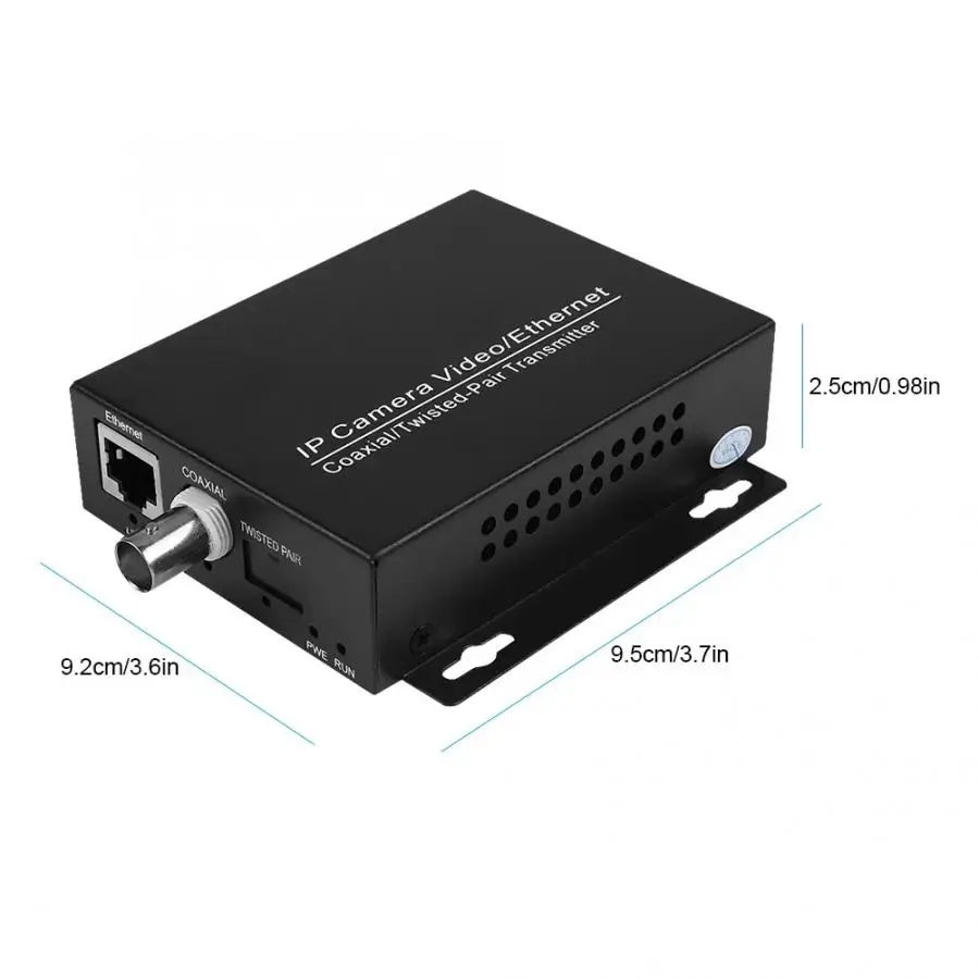 1 пара Ethernet IP удлинитель по коаксиальному HD сетевому комплекту EoC коаксиальный кабель передачи расширитель для безопасности камеры видеонаблюдения коаксиальный Ca