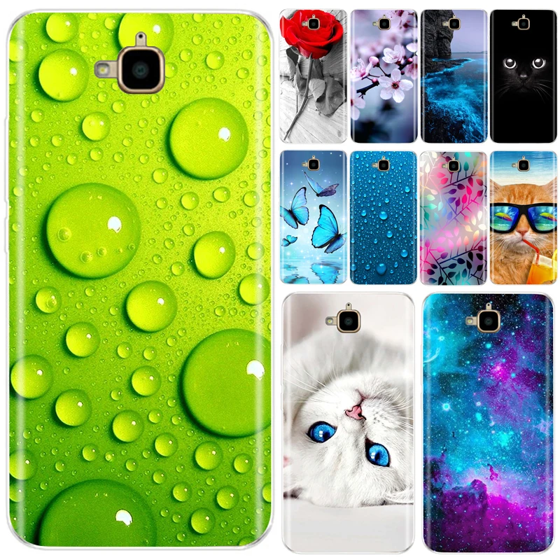 Case For Huawei Honor 4C Pro Case Huawei Y6 Pro 2015 TIT-L01 TIT-TL00 Silicone Cover TPU Phone Case For Honor 4C Cover