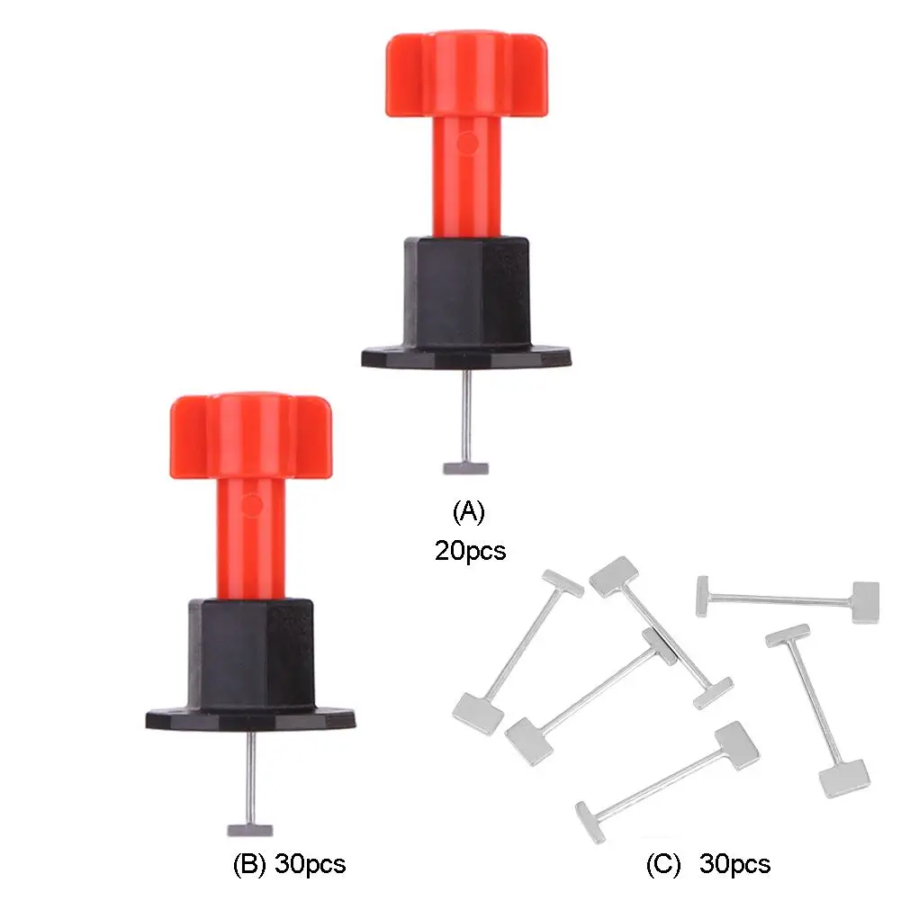 

Wedges Tile Spacers Level Locator Clip Positioner Practical Ceramic Tile PP Leveler for Wall Flooring Tile Leveling Gadgets