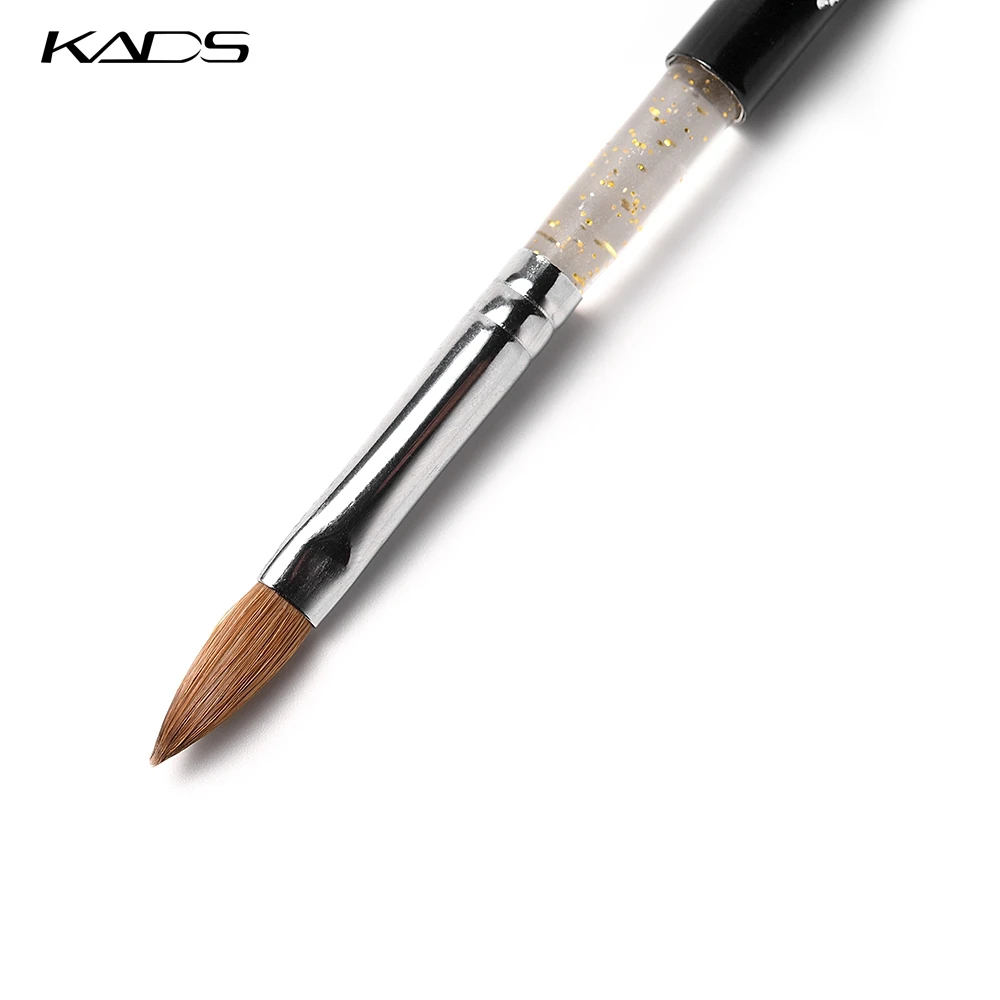 KADS Size 8# black Kolinsky Sable Brush.Professional kolinsky sable acrylic nail brush for acrylic brush 2
